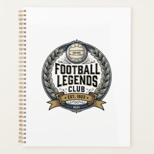 Fußball-Legenden-Club Vintage-Fußballtrikot-Design Planer
