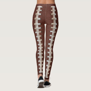 Fußball-Leggings mit dem Nähen auf Front und Leggings