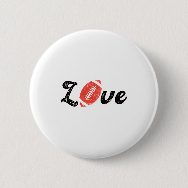 Fußball-Liebe Button (Vorderseite)