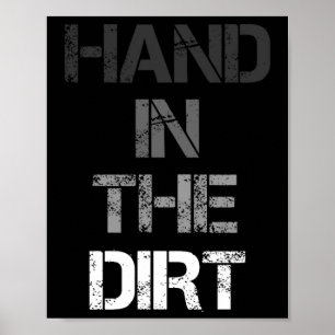 Fußball Lineman Shirts für Herren Handschuhe Poster