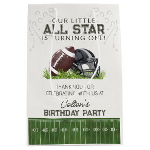 Fußball Little AllStar Touchdown Geburtstagsgesche Mittlere Geschenktüte