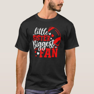 Fußball Little Sister Größter Fanfußballplatz T-Shirt