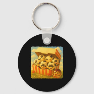 Fußball Ll Chicken Nuggets Cute Kawaii Lustig Schn Schlüsselanhänger