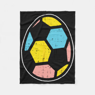 Fußball Ll Ei Lustiges Ostern Sport Fußll Spieler  Fleecedecke