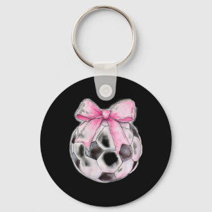 Fußball Ll Rosa Kokette Schleife Zierliche Schleif Schlüsselanhänger