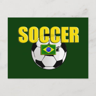 Fußball-Logo Fußball-Geschenkmarke Postkarte