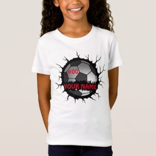 Fußball-Logo, Fußball-Individuelle Name, Fußball-G T-Shirt
