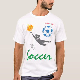 Fußball lustig einzigartig individualisierbar T-Shirt