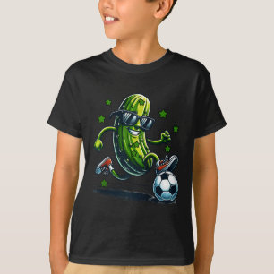 Fußball lustiger Dill mit Sonnenbrille für Sport u T-Shirt