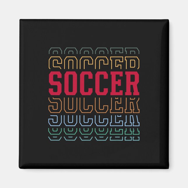Fußball Lustiger Schichttext Team Spieler Trainer  Magnet (Vorne)