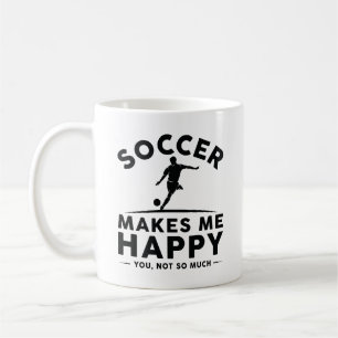 Fußball macht mich glücklich kaffeetasse