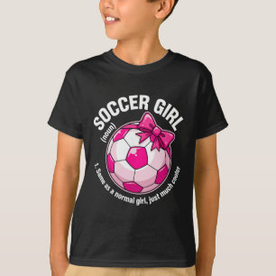 Fußball Mädchen Definition  T-Shirt