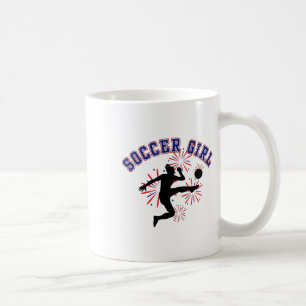 Fußball Mädchen Fußball Fan Unterstützung Stadion Kaffeetasse