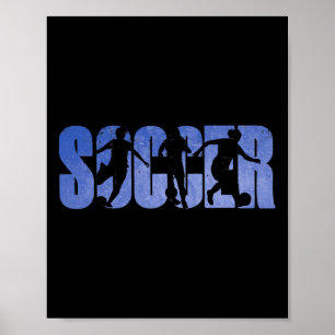 Fußball Mädchen Fußballspieler Jugend Schule Fußba Poster