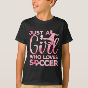 Fußball Mädchen Kunst Für Mädchen Kinder Kleinkind T-Shirt