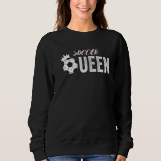 Fußball Mädchen Vintage  Fußball  4 Sweatshirt