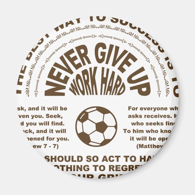 Fußball Magnet (Vorne)