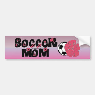 Fußball-Mama Autoaufkleber