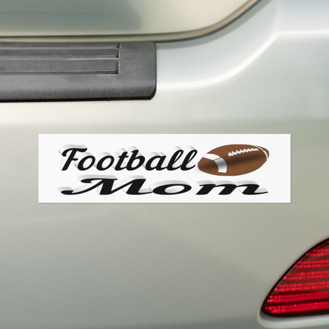 Fußball-Mama Autoaufkleber (Auf Auto)
