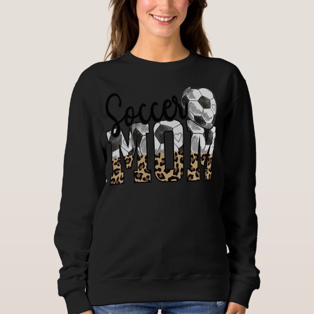 Fußball-Mama Bester Muttertag Sweatshirt (Vorderseite)