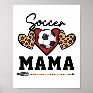 Fußball-Mama Damen-Fußball-Spieltag Senioren-Fußba Poster