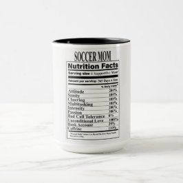 Fußball-Mama Ernährung Fakten Tasse