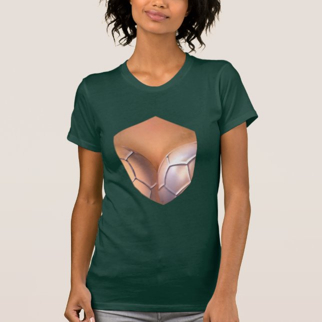 Fußball-Mama - freche Fußball-Mama T-Shirt (Vorderseite)