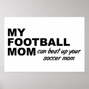 Fußball Mama Funny Poster