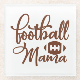 Fußball-Mama Glasuntersetzer