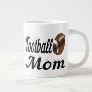 Fußball Mama Halbtext Riesenkaffee Tasse