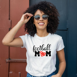 Fußball-Mama - Herzfußball T-Shirt