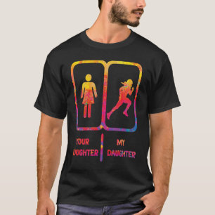 Fußball Mama Ihre Tochter meine Tochter Fußball T-Shirt