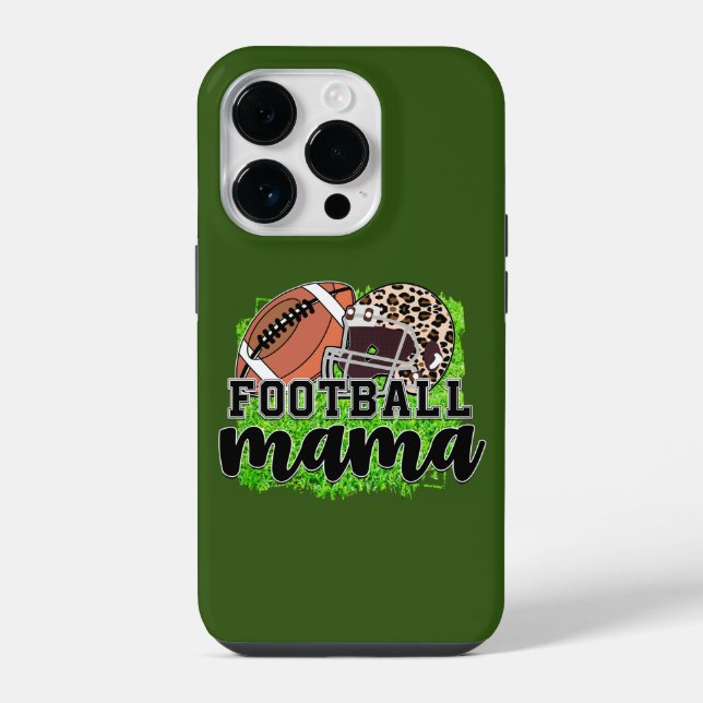 Fußball-Mama  iPhone 14 Pro Hülle (Rückseite)