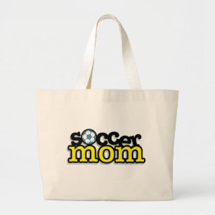 Fußball-Mama Jumbo Stoffbeutel