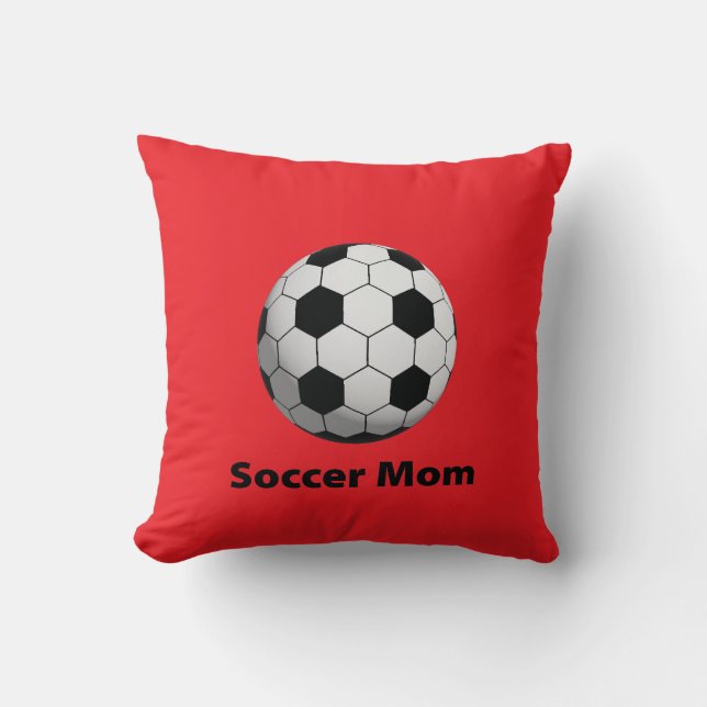 Fußball-Mama Kissen (Vorderseite)