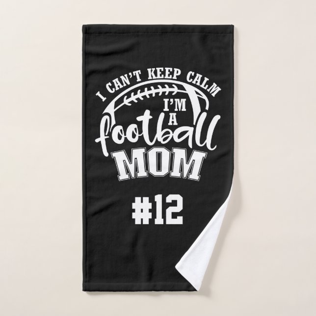 Fußball Mama Kundgebung Handtuch - ich kann nicht  (Handtuch)