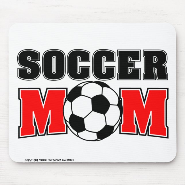 Fußball-Mama Mousepad (Vorne)
