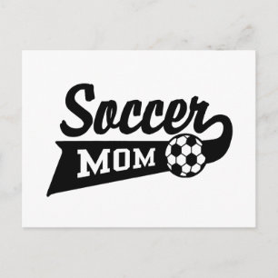 Fußball-Mama Postkarte
