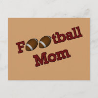 Fußball Mama Postkarte