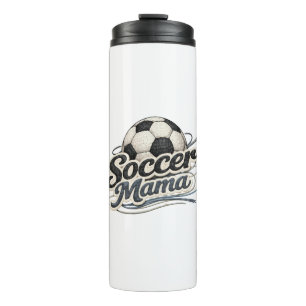 Fußball-Mama-Reisebecher – Geschenk für die Mannsc Thermosbecher