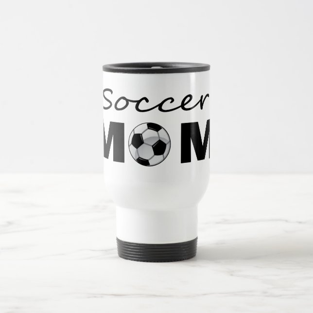 Fußball-Mama Reiseumarmung Reisebecher (Mittel)