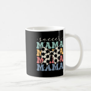 Fußball-Mama Retro Groovy Fußball Softll Mama _1 Kaffeetasse
