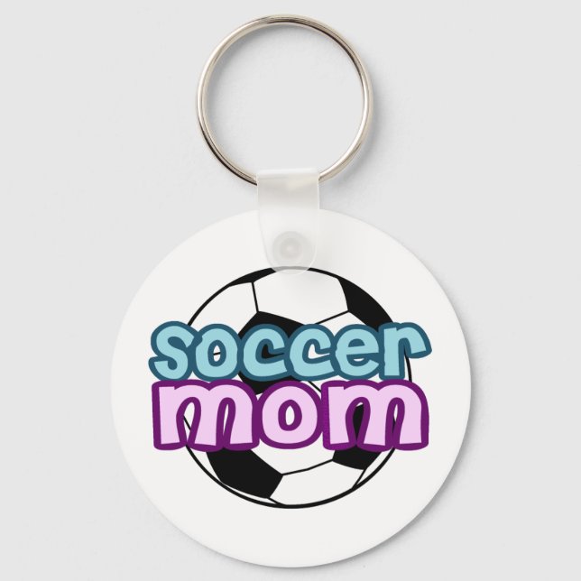 Fußball-Mama Schlüsselanhänger (Vorderseite)