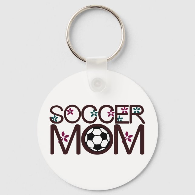 Fußball-Mama Schlüsselanhänger (Vorderseite)