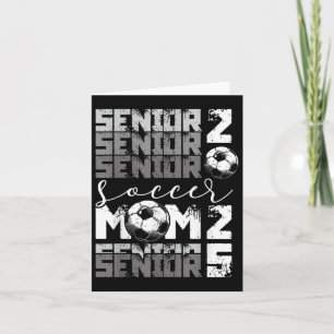 Fußball-Mama Senior 2025 High School Abschluss Out Karte