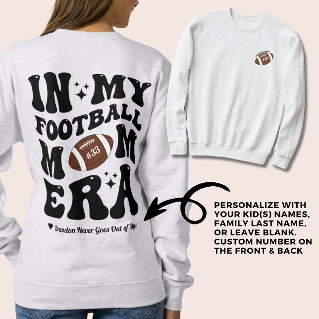 Fußball-Mama Sweatshirt in meiner Fußball-Mama-Ära (Football Mom Sweatshirt In My Football Mom Era)