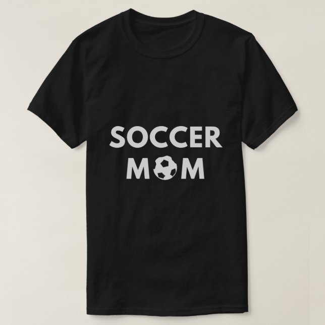 Fußball-Mama T-Shirt (Design vorne)