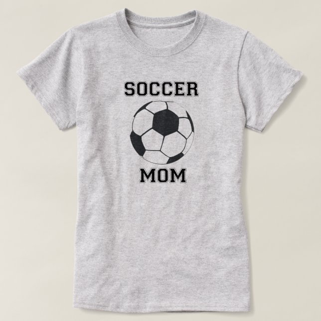 Fußball-Mama T-Shirt (Design vorne)