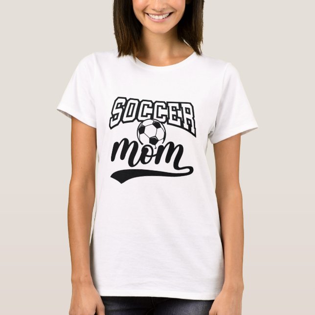 Fußball-Mama T-Shirt (Vorderseite)