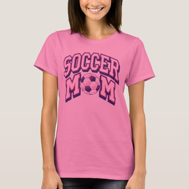 Fußball-Mama T-Shirt (Vorderseite)